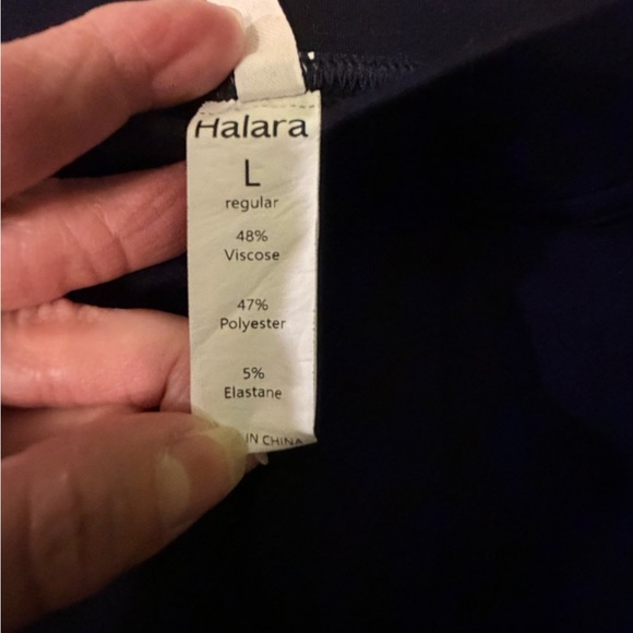 HALARA Navy  Wide-Leg Women's Pants - Picture 10 of 11